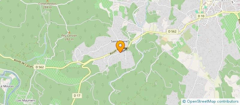 localisation de l'entreprise DUVIVIER à LORGUES