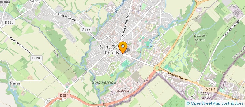 localisation de l'entreprise DUWEZ AU BOEUF CHAROLAIS à SAINT-GENIS-POUILLY