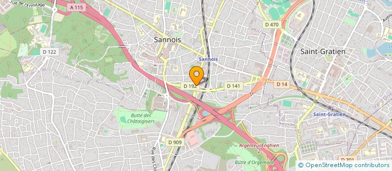 localisation de l'entreprise DUX BARBER SHOP 2  SANNOIS