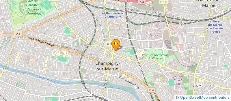 localisation de l'entreprise DUXI TECH  CHAMPIGNY-SUR-MARNE