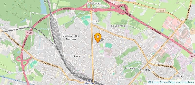 localisation de l'entreprise DUYEN  VIERZON