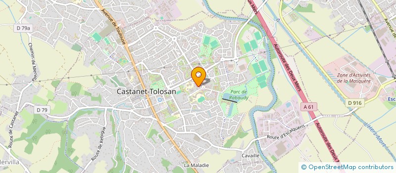 localisation de l'entreprise DUYO à CASTANET-TOLOSAN