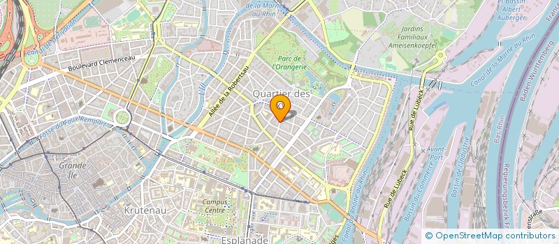 localisation de l'entreprise DUYVIS à STRASBOURG