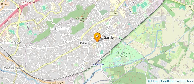 localisation de l'entreprise DUZA à LA GARDE