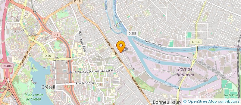 localisation de l'entreprise DV 2000 BUREAUTIQUE à CRETEIL