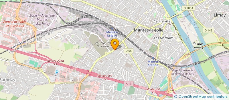 localisation de l'entreprise DV ALIMENTATION à MANTES-LA-VILLE