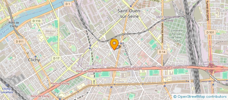 localisation de l'entreprise DV AUTO à SAINT-OUEN-SUR-SEINE