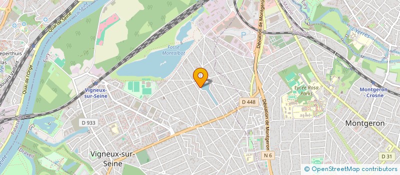 localisation de l'entreprise DV BATI à VIGNEUX-SUR-SEINE