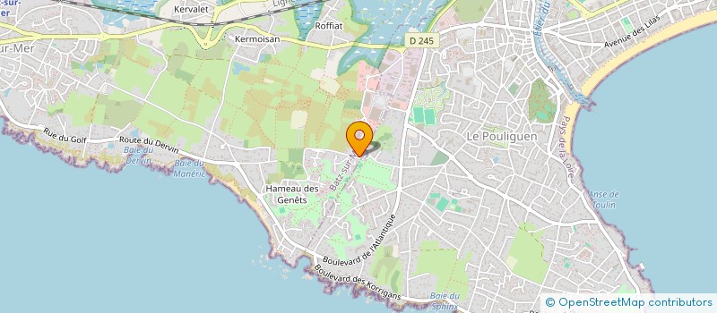 localisation de l'entreprise DV BATZ 1  BATZ-SUR-MER