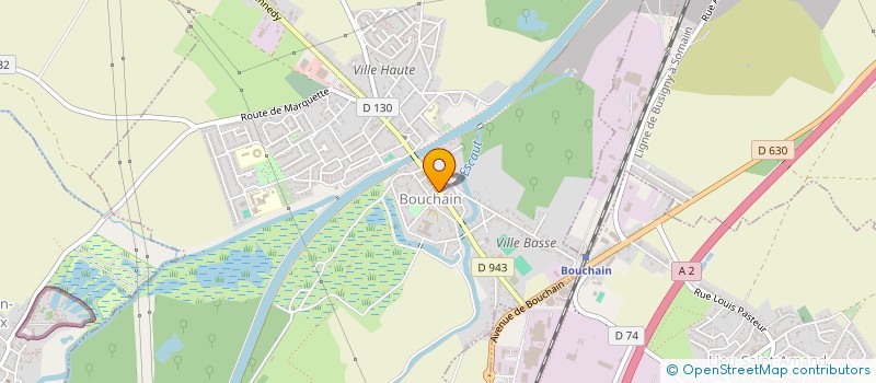 localisation de l'entreprise DV COIFFURE à BOUCHAIN
