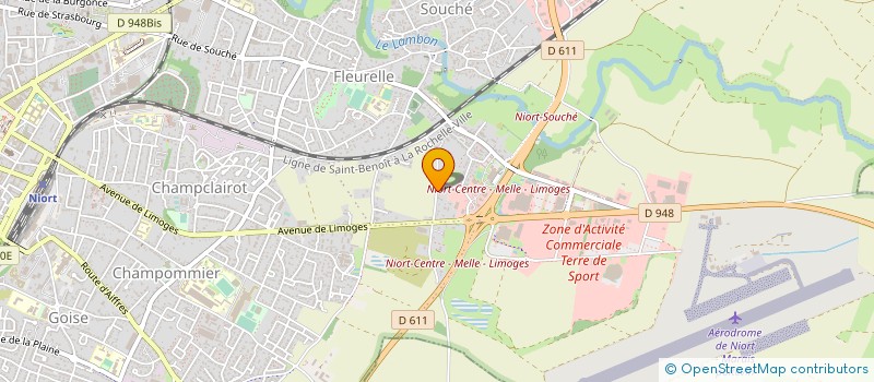 localisation de l'entreprise DV CONSEILS à NIORT