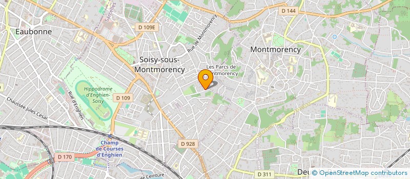 localisation de l'entreprise DV CONSULTING à SOISY-SOUS-MONTMORENCY