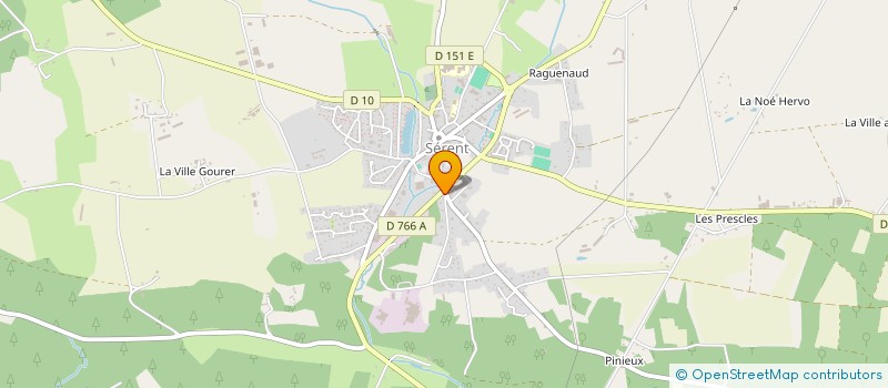 localisation de l'entreprise DV DE LA MADELEINE  SERENT