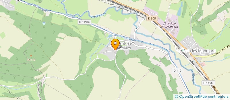 localisation de l'entreprise DV ELECTRICITE GENERALE EURL  NOGENT-LES-MONTBARD