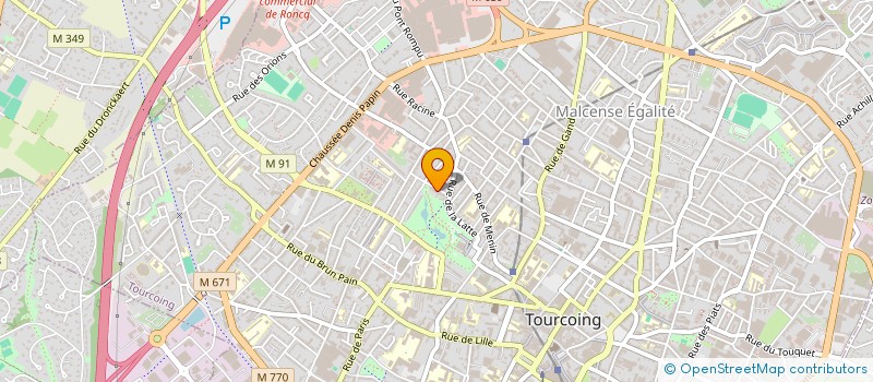 localisation de l'entreprise DV ENERGIE 59  TOURCOING