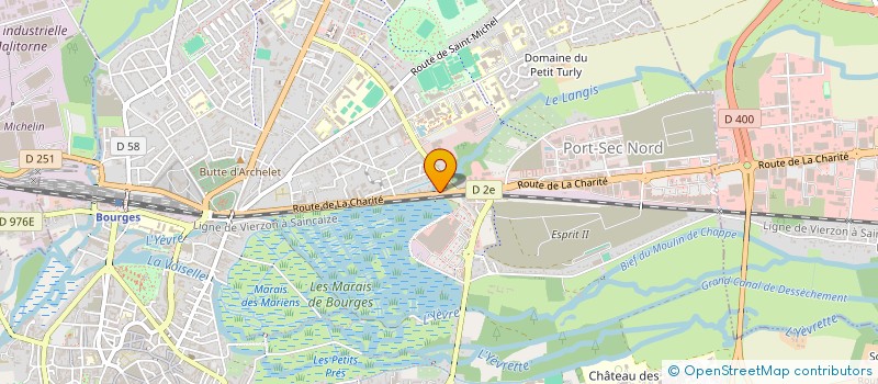 localisation de l'entreprise DV ENERGIE à BOURGES