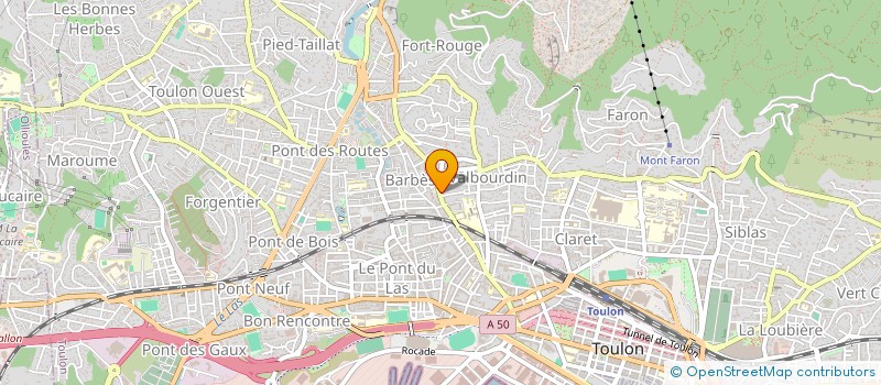 localisation de l'entreprise DV ET CO à TOULON