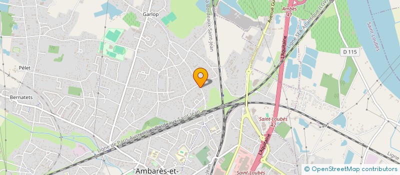 localisation de l'entreprise DV HABITAT à AMBARES-ET-LAGRAVE