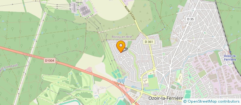 localisation de l'entreprise DV HOLDING à EMERAINVILLE