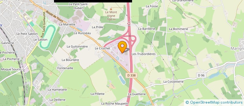 localisation de l'entreprise DV HOLDING  ECOMMOY