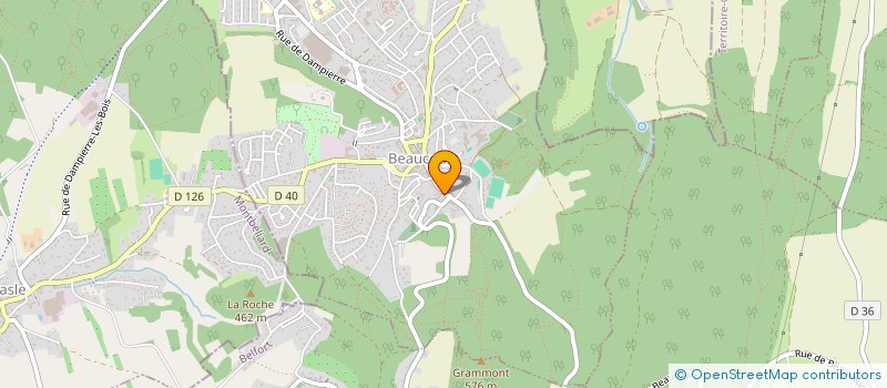 localisation de l'entreprise DV ICE INVESTISSEMENTS à BEAUCOURT