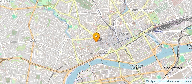localisation de l'entreprise DV IMMO à NANTES