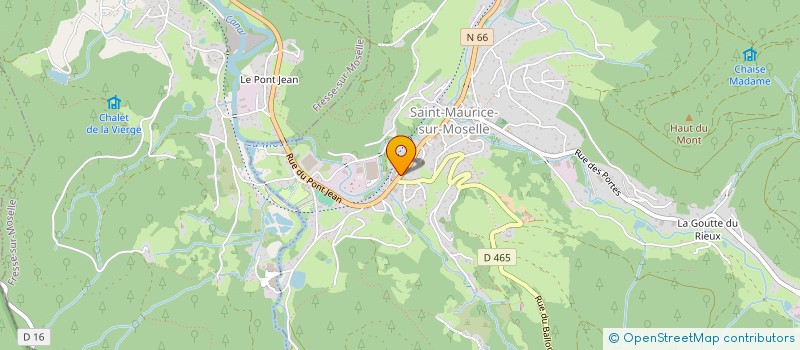 localisation de l'entreprise DV IMMO  SAINT-MAURICE-SUR-MOSELLE