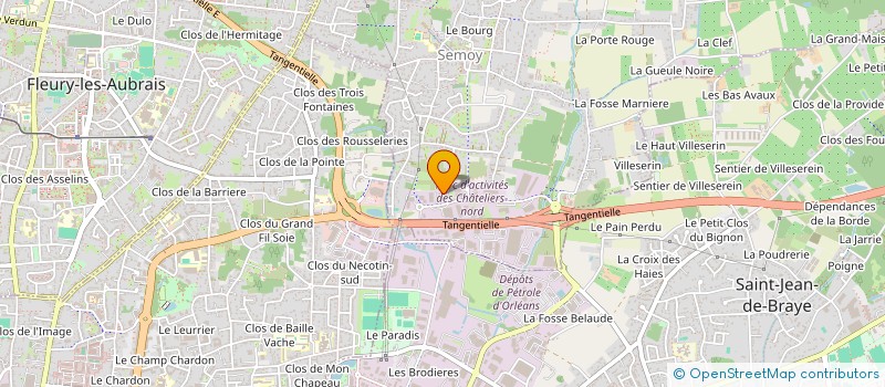 localisation de l'entreprise DV IMMOBILIER à SEMOY
