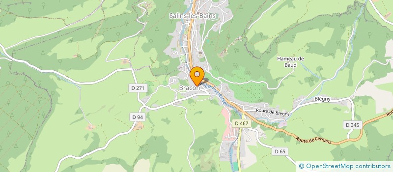 localisation de l'entreprise DV IMMOBILIER  PONT-D'HERY