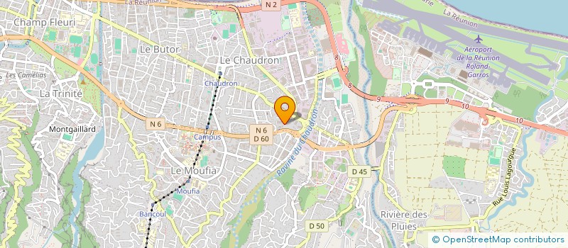 localisation de l'entreprise DV IMMOBILIER à SAINT-DENIS