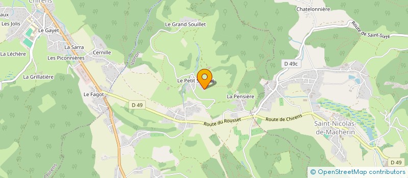 localisation de l'entreprise DV IMMOBILIER à VOIRON