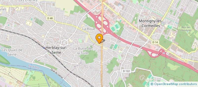 localisation de l'entreprise DV IMMOBILIER  MONTIGNY-LES-CORMEILLES