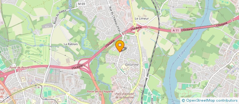 localisation de l'entreprise DV INVEST  LA CHAPELLE-SUR-ERDRE