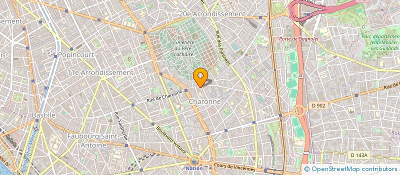 localisation de l'entreprise DV INVEST  PARIS