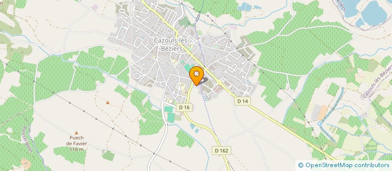 localisation de l'entreprise DV MVH  CAZOULS-LES-BEZIERS