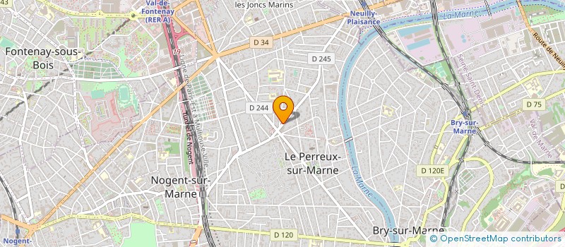 localisation de l'entreprise DV NATURE à LE PERREUX-SUR-MARNE