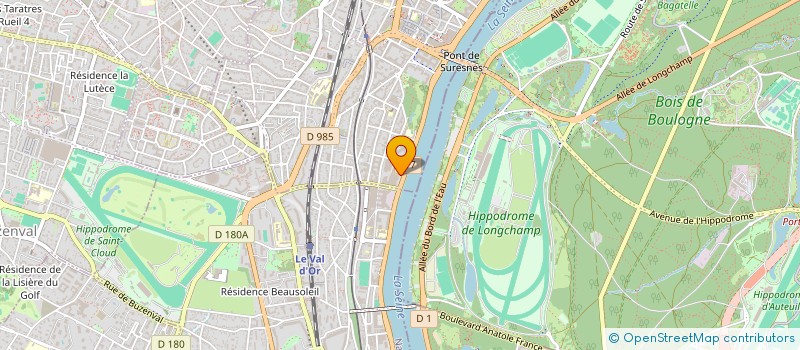 localisation de l'entreprise DV PRODUCTIONS à SURESNES