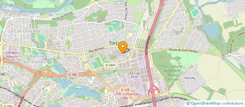 localisation de l'entreprise DV RESEAUX à TORCY
