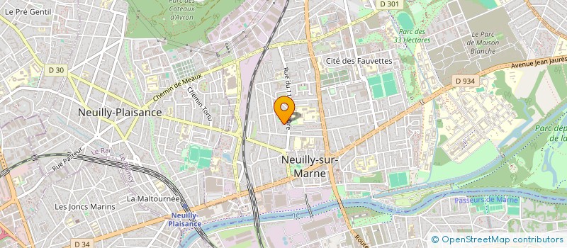 localisation de l'entreprise DV TECH à NEUILLY SUR MARNE
