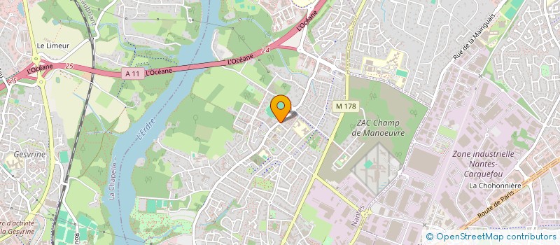 localisation de l'entreprise DV44  NANTES