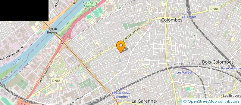 localisation de l'entreprise DV4PEOPLE  COLOMBES