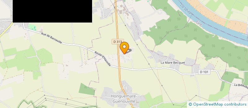 localisation de l'entreprise DVA CONSEIL  HONGUEMARE-GUENOUVILLE