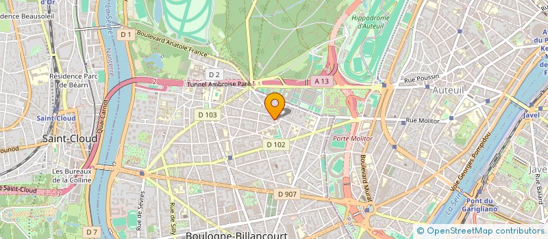 localisation de l'entreprise DVA CONSEILS à BOULOGNE-BILLANCOURT
