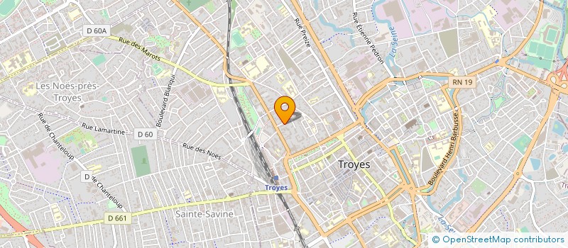 localisation de l'entreprise DVA ENERGIE à TROYES