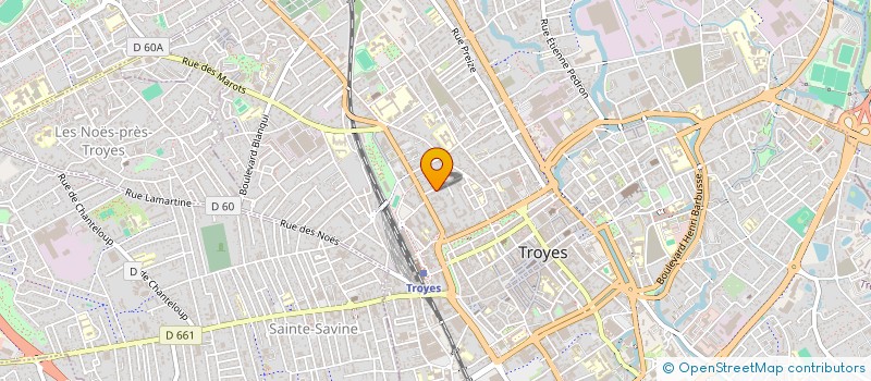 localisation de l'entreprise DVA IMMO à TROYES
