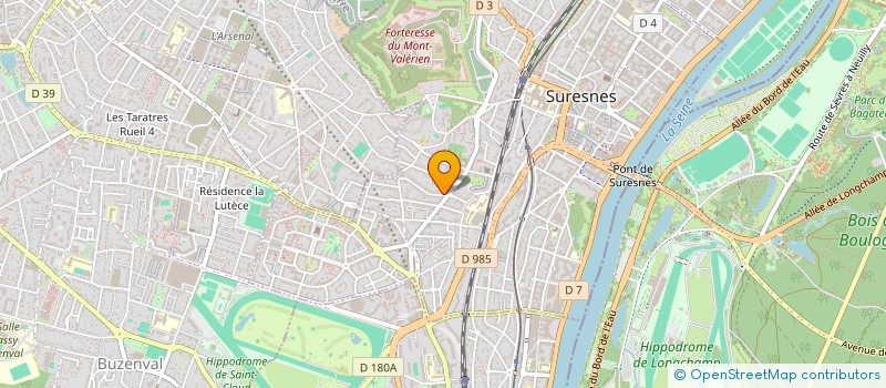 localisation de l'entreprise DVA INFO à SURESNES