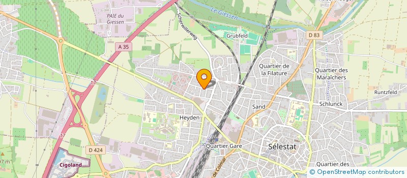 localisation de l'entreprise DVA - PRESS  EBERSHEIM