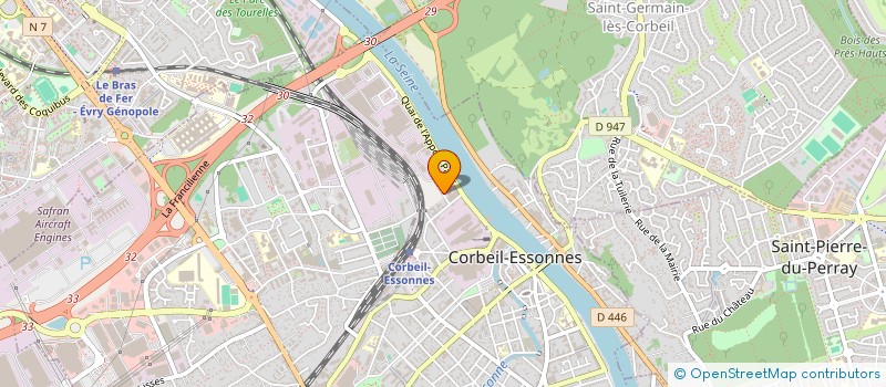 localisation de l'entreprise DVBD à CORBEIL-ESSONNES