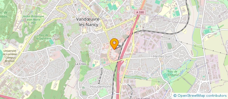 localisation de l'entreprise DVBH  VANDUVRE-LES-NANCY