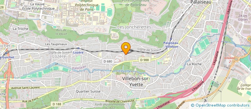 localisation de l'entreprise DVBR CONSEIL, EXPERTISE ET AUDIT à PALAISEAU